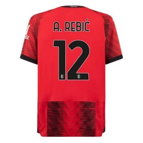 Nogometni Dres AC Milan A. Rebic 12 Domaći 2023-24
